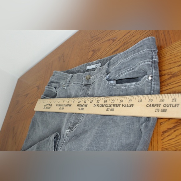 CHICOS PLATINUM Gray black wash boot cut  jeans denim pants Sz 2.5 (US 14) - Picture 9 of 9